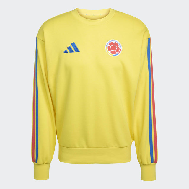 adidas Colombia DNA Men's Soccer Crew Sweat - Yellow - Best Buy Soccer