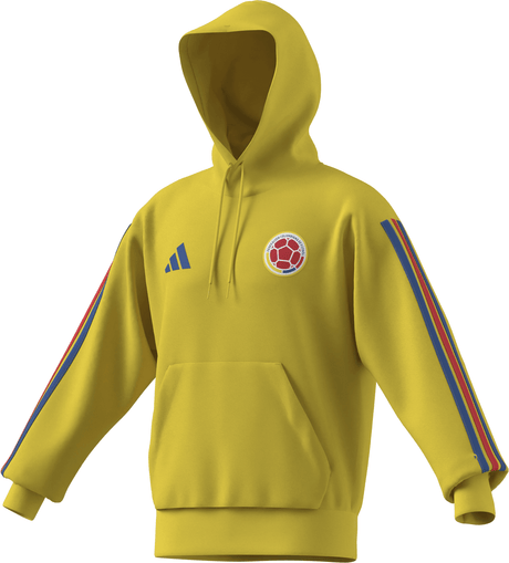 adidas Colombia DNA Soccer Fleece Hoodie - Yellow - Best Buy Soccer