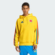 adidas Colombia DNA Soccer Fleece Hoodie - Yellow - Best Buy Soccer