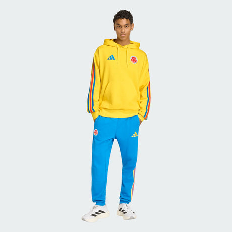 adidas Colombia DNA Soccer Fleece Hoodie - Yellow - Best Buy Soccer