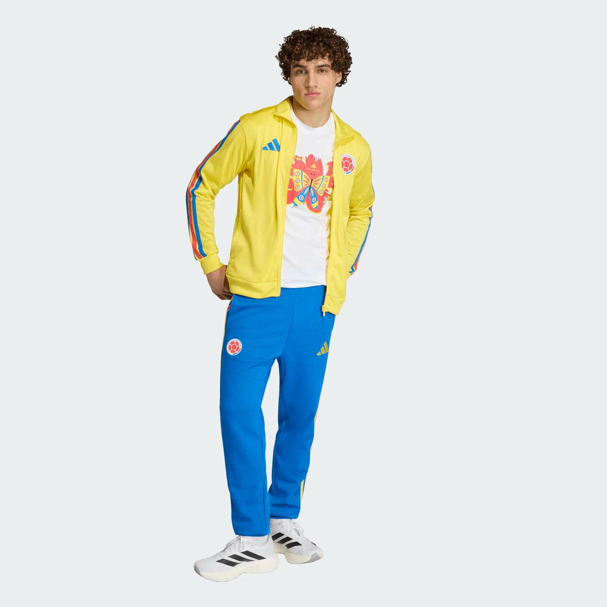 adidas Colombia DNA Track Top Soccer Jackets - Yellow - Best Buy Soccer