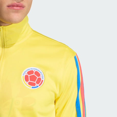 adidas Colombia DNA Track Top Soccer Jackets - Yellow - Best Buy Soccer