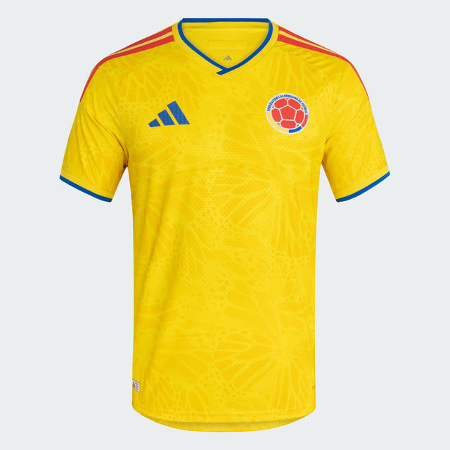 adidas Colombia Home Authentic Men's Soccer Jersey 26 - Yellow - Best Buy Soccer