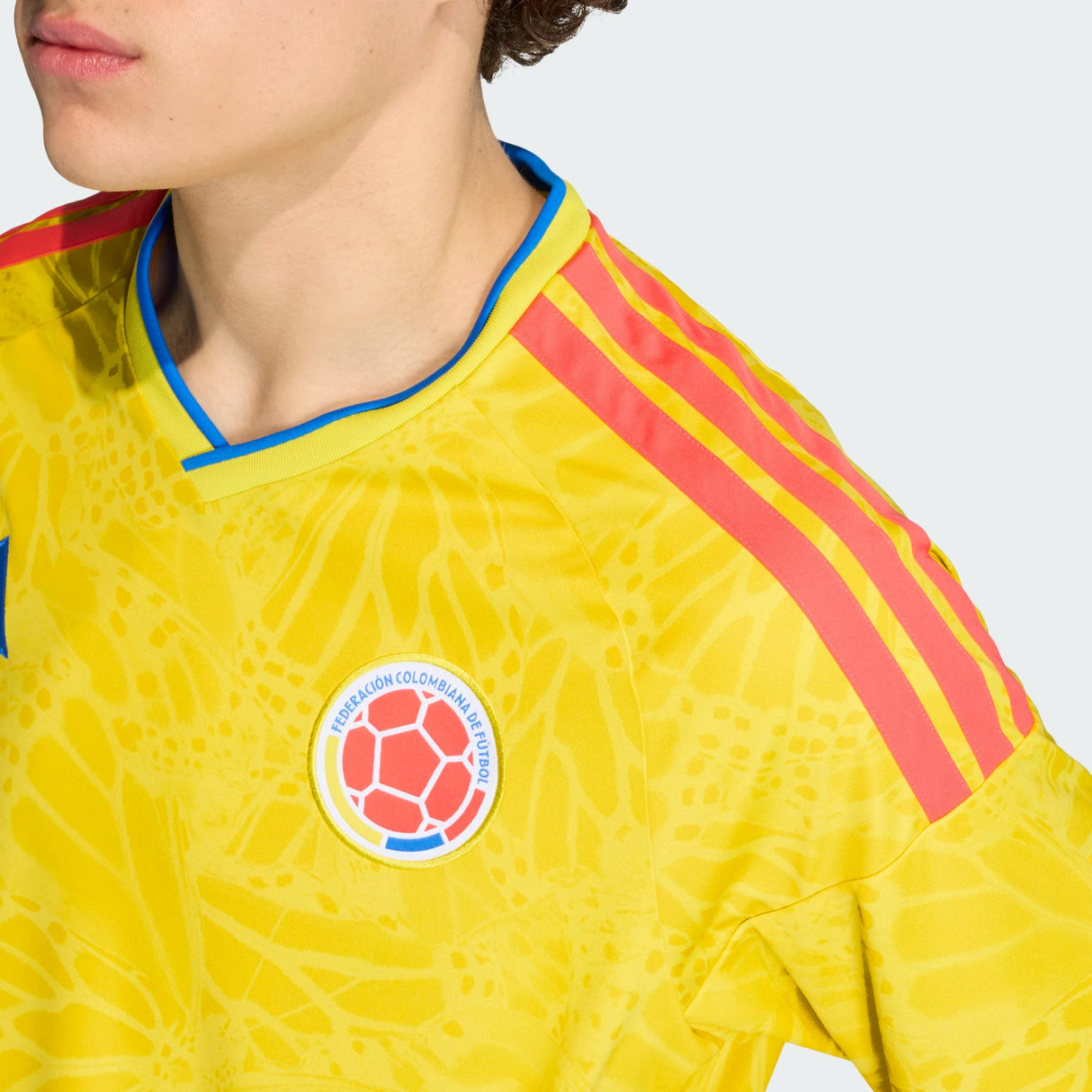 adidas Colombia Home Men's Soccer Jersey 26 - Yellow - Best Buy Soccer