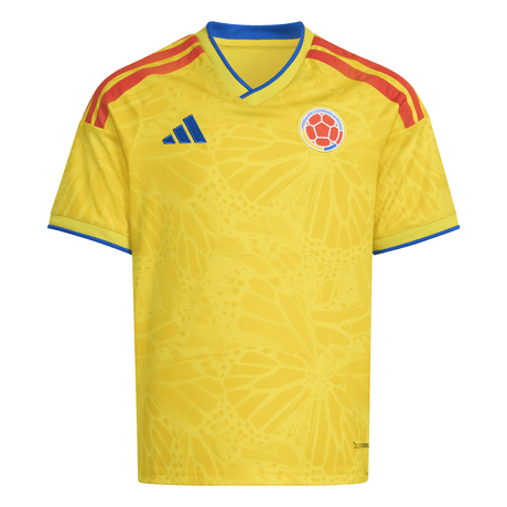 adidas Colombia Home Youth Soccer Jersey 26 - Yellow - Best Buy Soccer