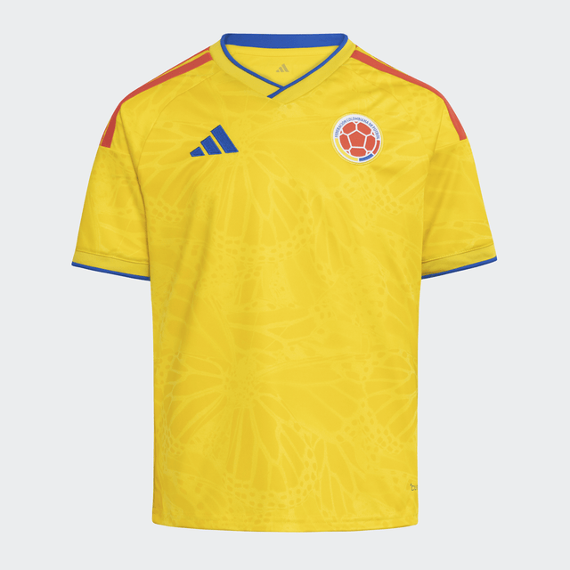 adidas Colombia Home Youth Soccer Jersey 26 - Yellow - Best Buy Soccer