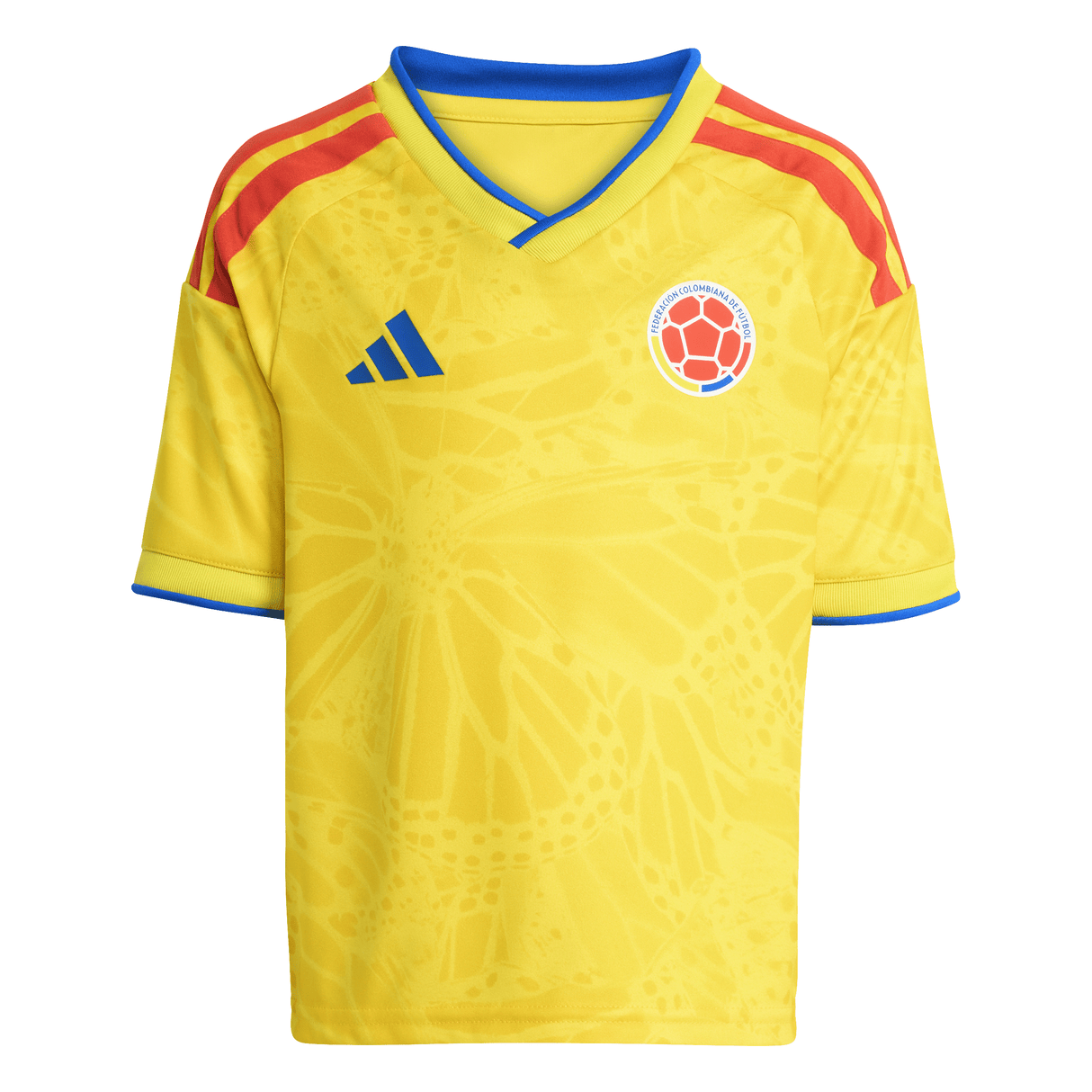 adidas Colombia Home Youth Soccer Mini Kit 26 - Yellow/Blue - Best Buy Soccer