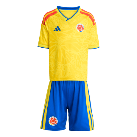 adidas Colombia Home Youth Soccer Mini Kit 26 - Yellow/Blue - Best Buy Soccer