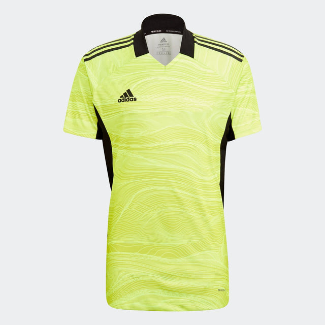 adidas Condivo 21 Goalkeeper Jersey Acid Yellow - Best Buy Soccer