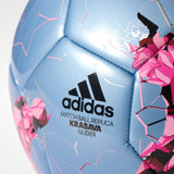 adidas Confederations Glider Soccer Ball Tech Blue Metallic/Shock Pink - Best Buy Soccer