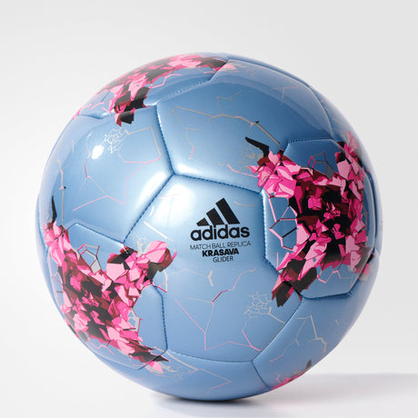 adidas Confederations Glider Soccer Ball Tech Blue Metallic/Shock Pink - Best Buy Soccer