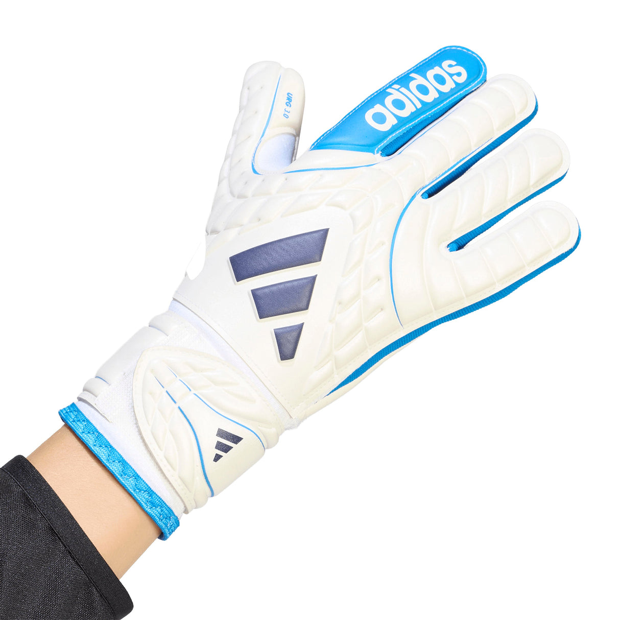 adidas Copa Club Youth Goalkeeper Soccer Gloves - White/Blue - Best Buy Soccer