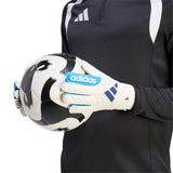 adidas Copa Club Youth Goalkeeper Soccer Gloves - White/Blue - Best Buy Soccer
