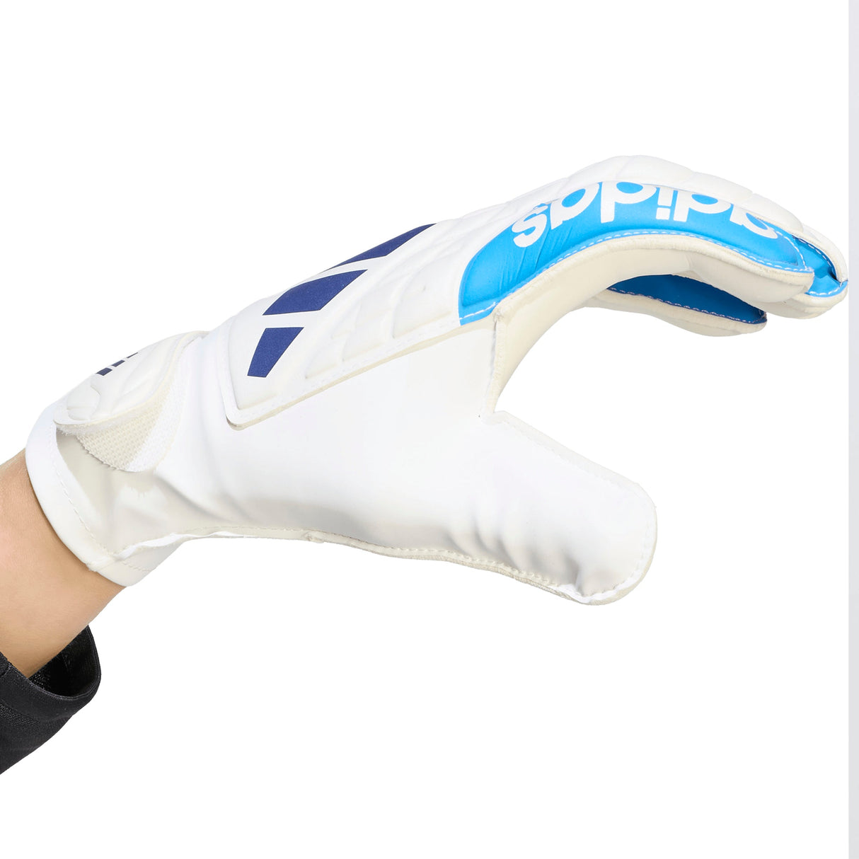 adidas Copa Club Youth Goalkeeper Soccer Gloves - White/Blue - Best Buy Soccer