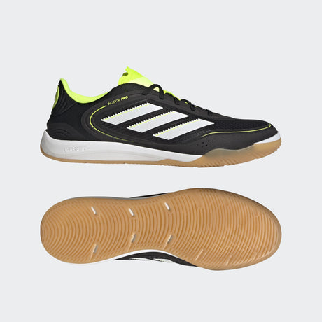 adidas Copa Court Pro IN Indoor Men's Soccer Shoes-Black/White/Lemon - Best Buy Soccer