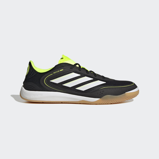 adidas Copa Court Pro IN Indoor Men's Soccer Shoes-Black/White/Lemon - Best Buy Soccer