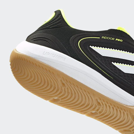 adidas Copa Court Pro IN Indoor Men's Soccer Shoes-Black/White/Lemon - Best Buy Soccer