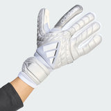 adidas Copa Pro Fingersave Goalkeeper Soccer Glove - Silver/White - Best Buy Soccer