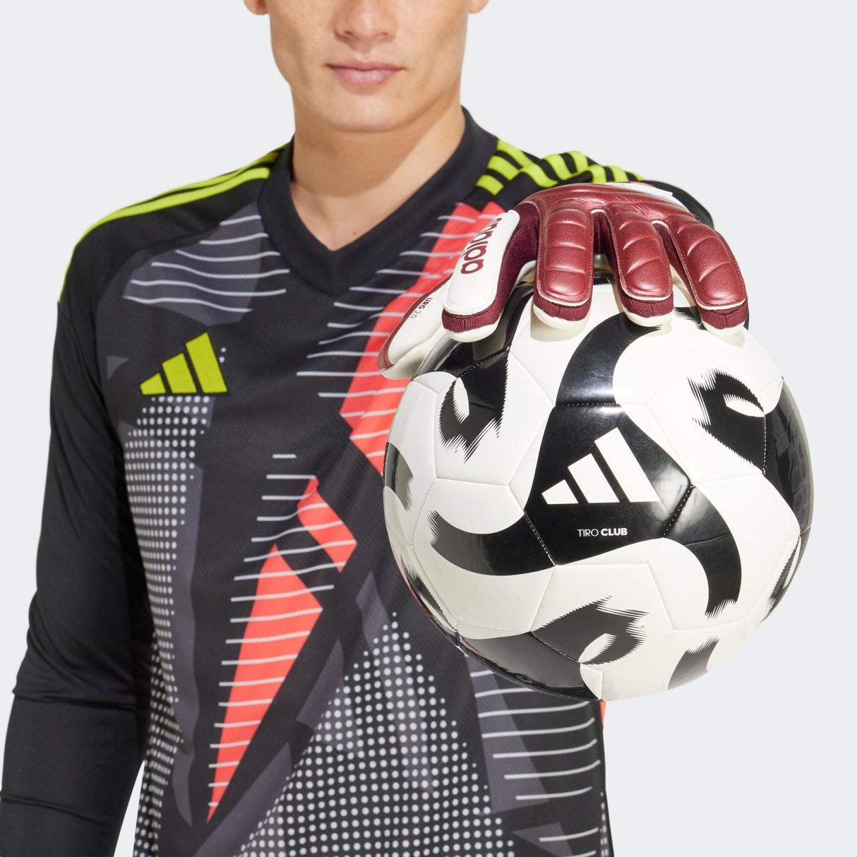 adidas Copa Pro Goalkeeper Gloves Shadow Red/White/Solar Yellow - Best Buy Soccer