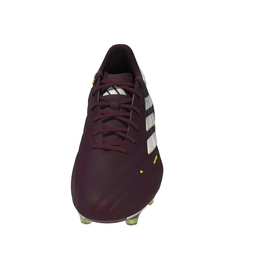 adidas Copa Pure 2 Elite FG Firm Ground Soccer Cleats - Shadow Red/White/Solar Yellow - Best Buy Soccer