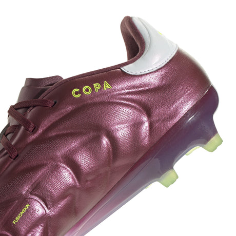 adidas Copa Pure 2 Elite FG Firm Ground Soccer Cleats - Shadow Red/White/Solar Yellow - Best Buy Soccer