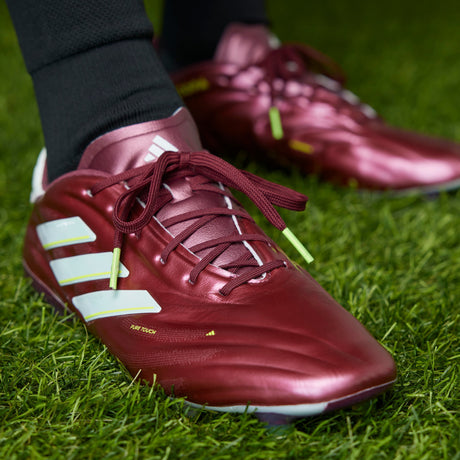 adidas Copa Pure 2 Elite FG Firm Ground Soccer Cleats - Shadow Red/White/Solar Yellow - Best Buy Soccer