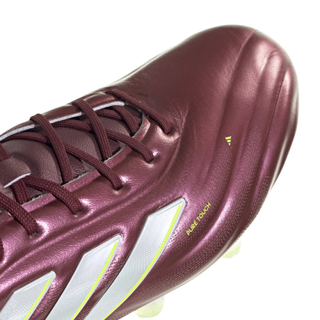 adidas Copa Pure 2 Elite FG Firm Ground Soccer Cleats - Shadow Red/White/Solar Yellow - Best Buy Soccer