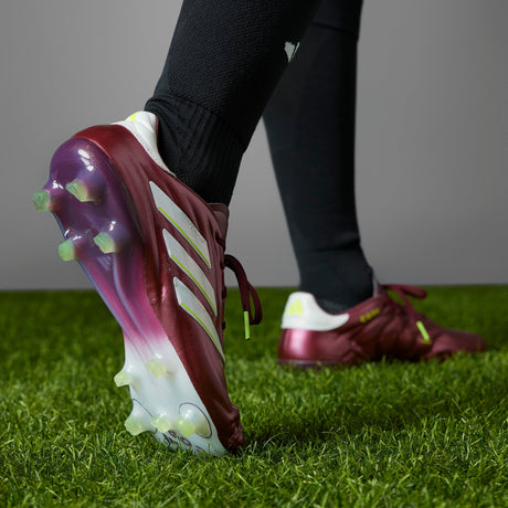 adidas Copa Pure 2 Elite FG Firm Ground Soccer Cleats - Shadow Red/White/Solar Yellow - Best Buy Soccer