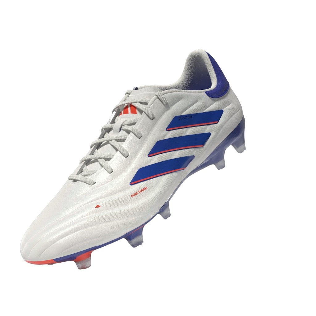 adidas Copa Pure 2 Elite FG Firm Ground Soccer Cleats - White/Lucid Blue/Solar Red - Best Buy Soccer