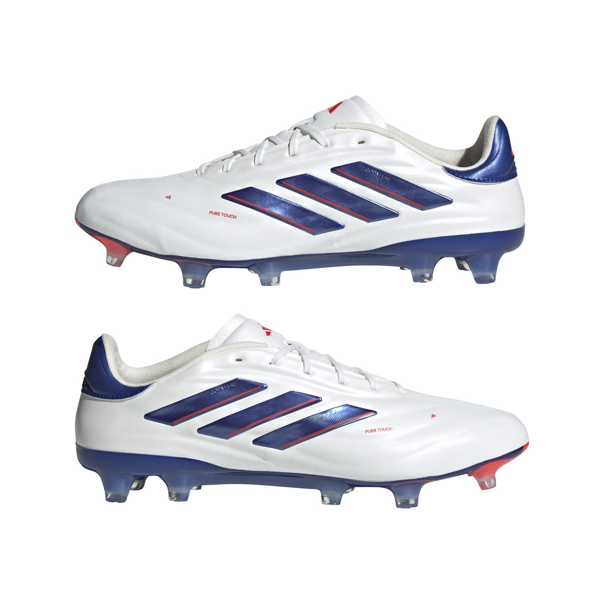 adidas Copa Pure 2 Elite FG Firm Ground Soccer Cleats - White/Lucid Blue/Solar Red - Best Buy Soccer