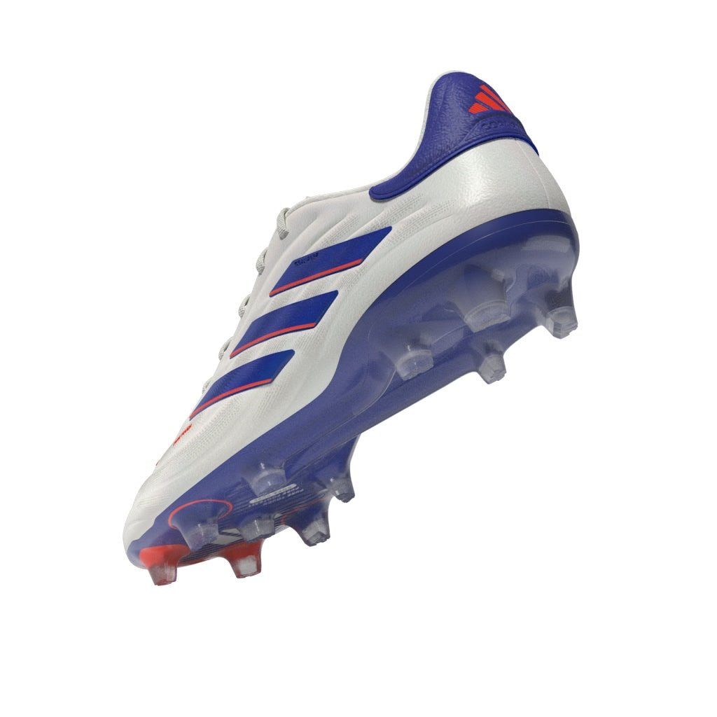 adidas Copa Pure 2 Elite FG Firm Ground Soccer Cleats - White/Lucid Blue/Solar Red - Best Buy Soccer