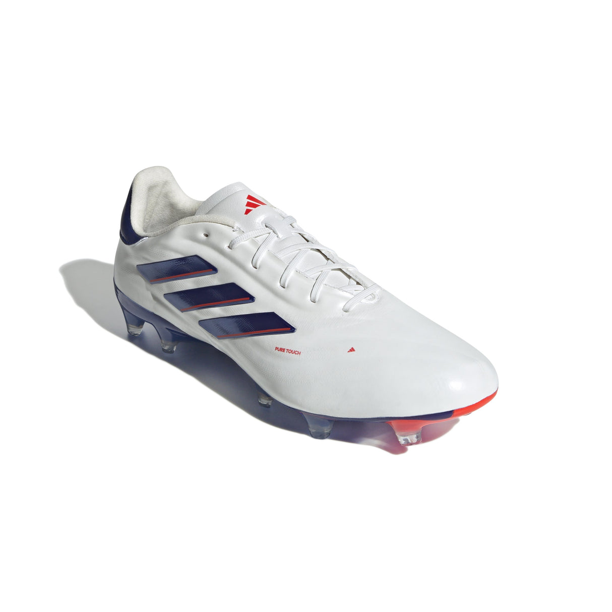 adidas Copa Pure 2 Elite FG Firm Ground Soccer Cleats - White/Lucid Blue/Solar Red - Best Buy Soccer