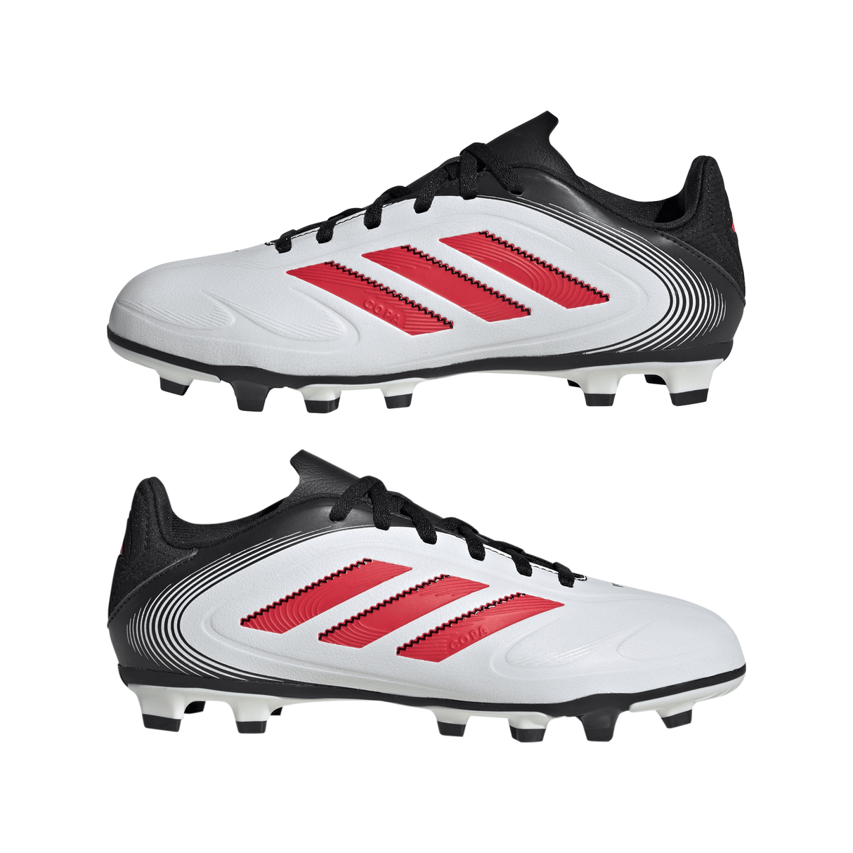 adidas Copa Pure 3 Club Firm/Multi - Ground Boots Junior White/Red/Black - Best Buy Soccer
