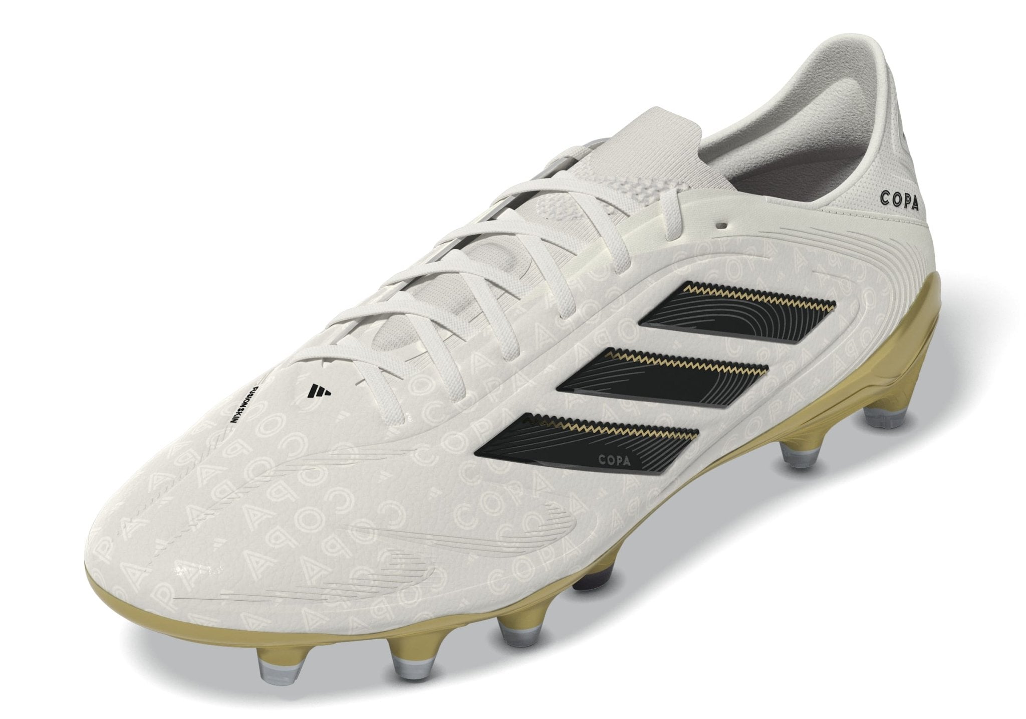 adidas Copa Pure 3 Elite Firm Ground Boots White/Black/Gold - Best Buy Soccer