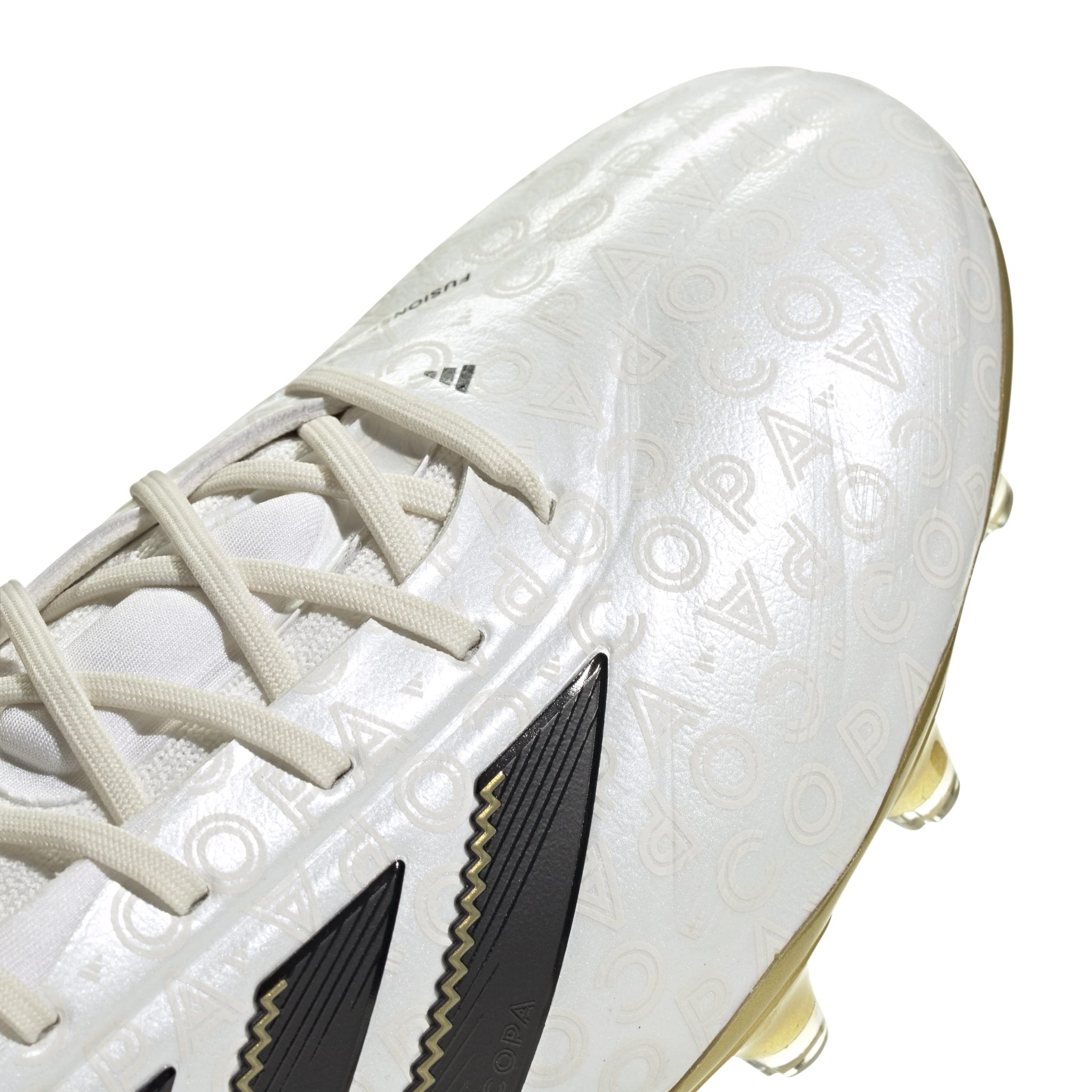 adidas Copa Pure 3 Elite Firm Ground Boots White/Black/Gold - Best Buy Soccer