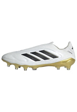 adidas Copa Pure 3 Elite Laceless Firm Ground Boots White/Black/Gold - Best Buy Soccer