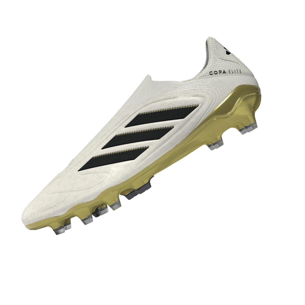 adidas Copa Pure 3 Elite Laceless Firm Ground Boots White/Black/Gold - Best Buy Soccer