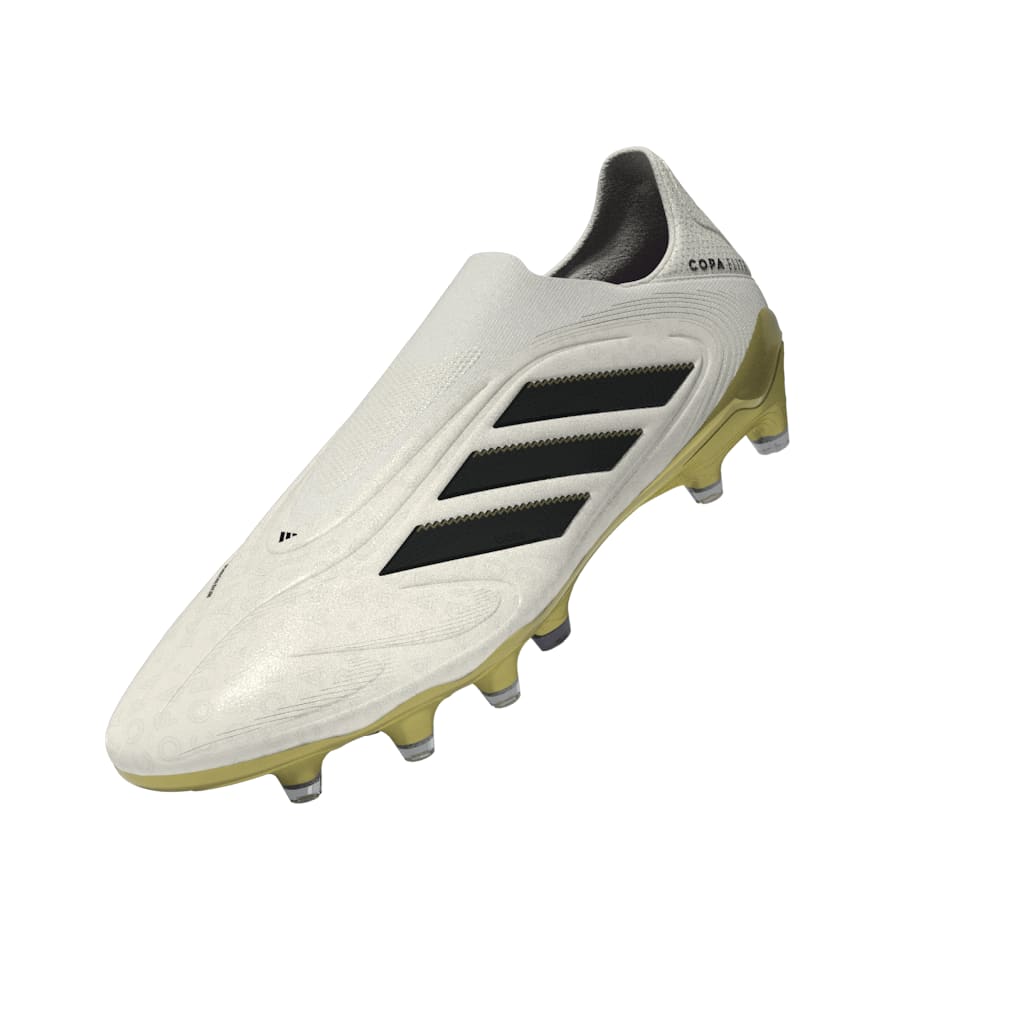 adidas Copa Pure 3 Elite Laceless Firm Ground Boots White/Black/Gold - Best Buy Soccer