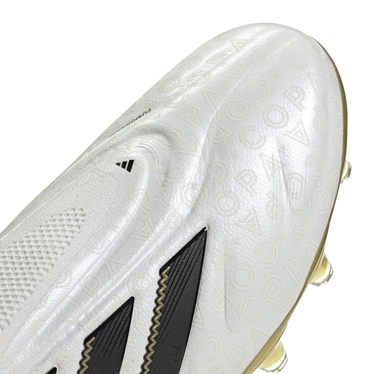 adidas Copa Pure 3 Elite Laceless Firm Ground Boots White/Black/Gold - Best Buy Soccer