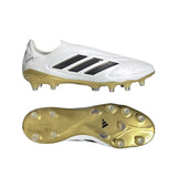 adidas Copa Pure 3 Elite Laceless Firm Ground Boots White/Black/Gold - Best Buy Soccer