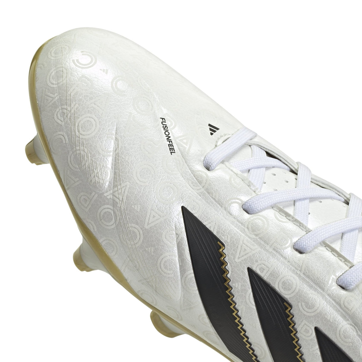 adidas Copa Pure 3 League Firm/Multi - Ground Boots White/Black/Gold - Best Buy Soccer
