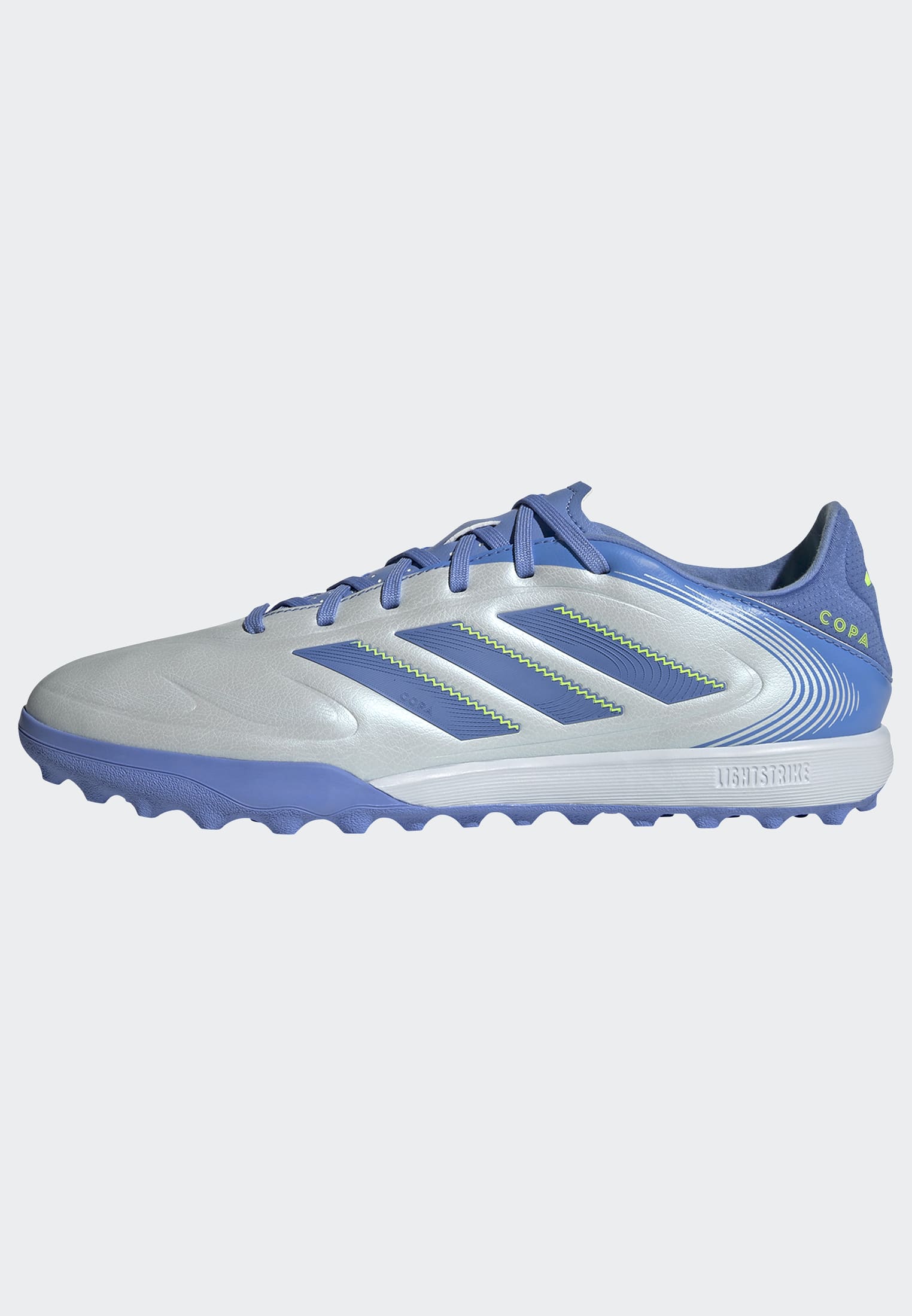 adidas Copa Pure 3 League Turf Soccer Cleats - Halo Blue/Blue Fusion/Lucid Lemon - Best Buy Soccer