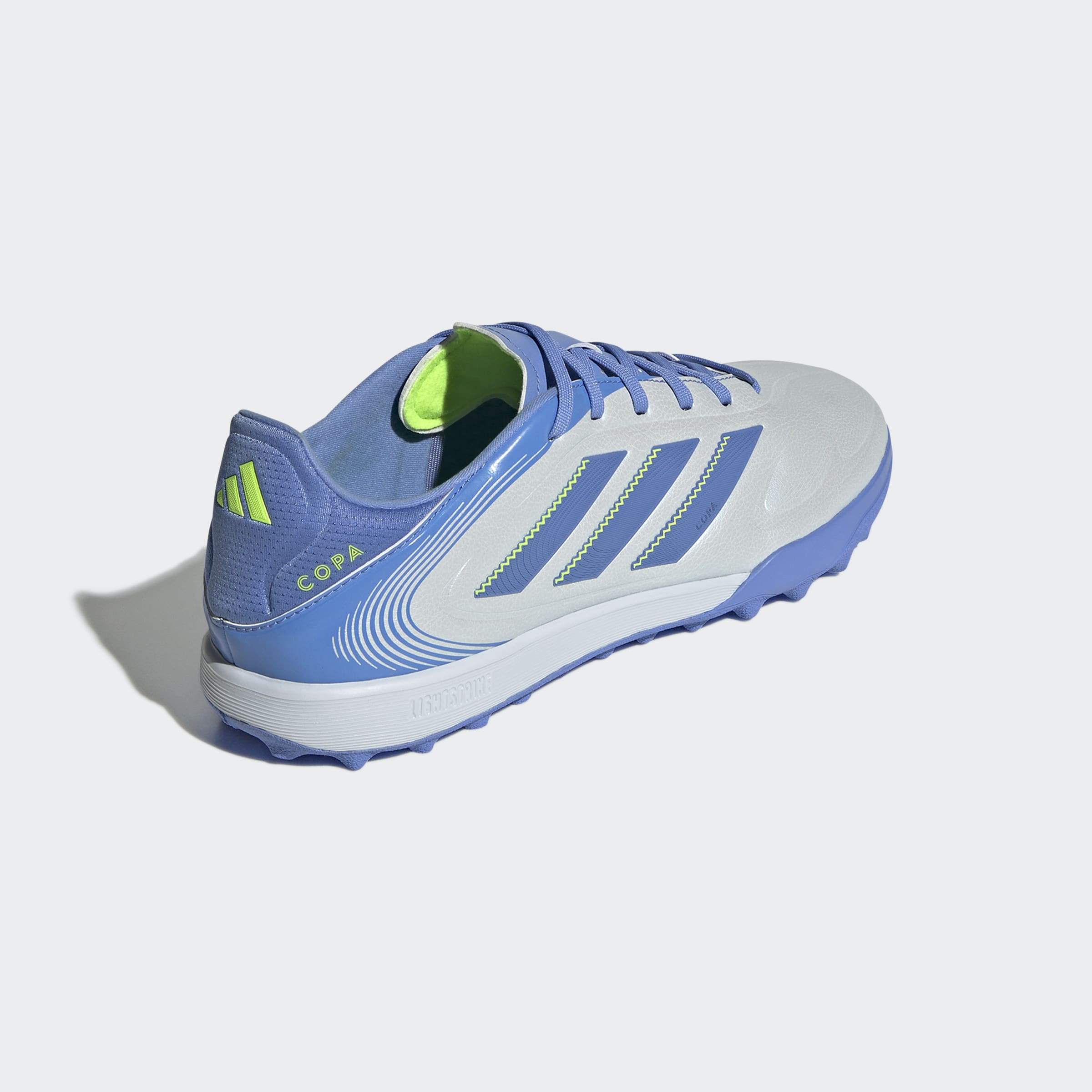 adidas Copa Pure 3 League Turf Soccer Cleats - Halo Blue/Blue Fusion/Lucid Lemon - Best Buy Soccer