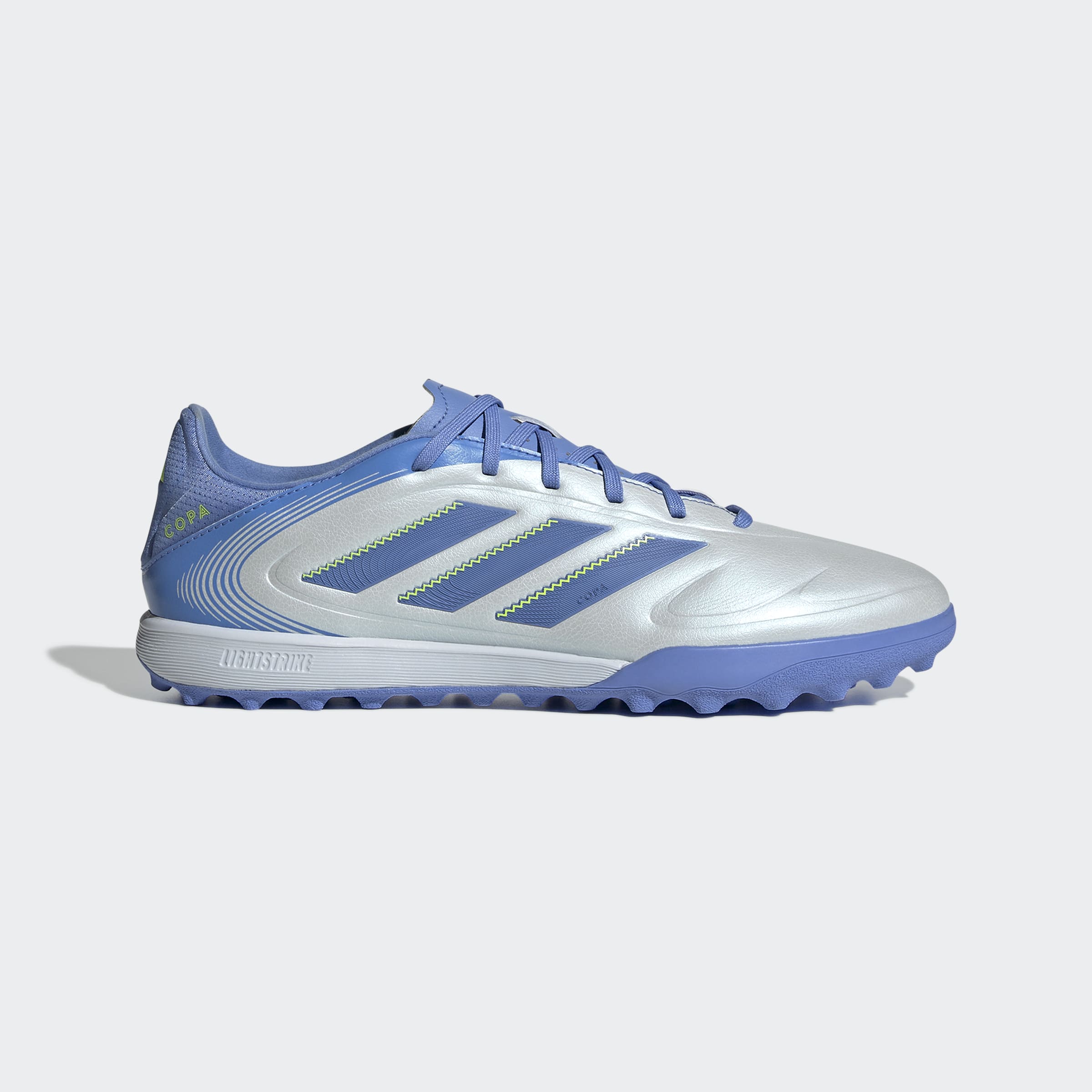 adidas Copa Pure 3 League Turf Soccer Cleats - Halo Blue/Blue Fusion/Lucid Lemon - Best Buy Soccer