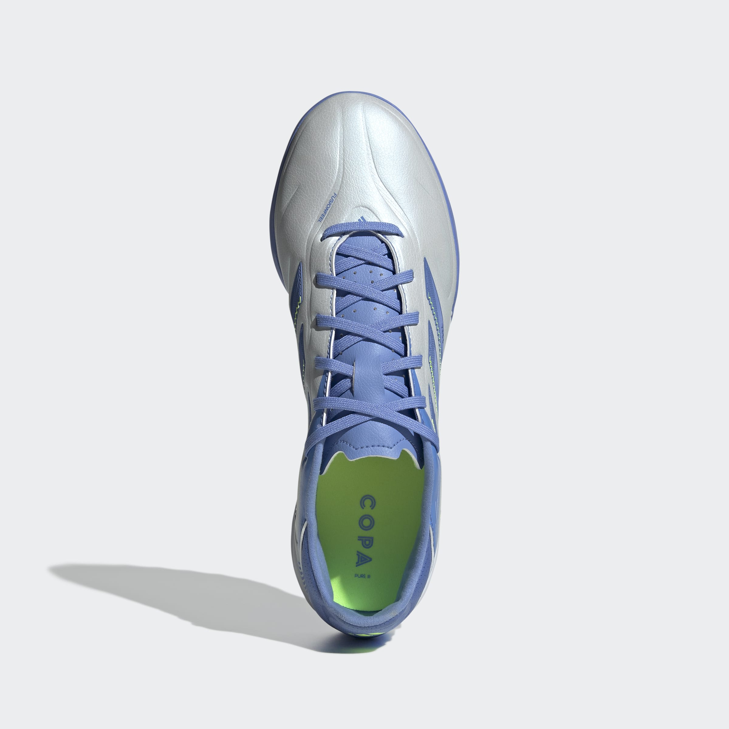 adidas Copa Pure 3 League Turf Soccer Cleats - Halo Blue/Blue Fusion/Lucid Lemon - Best Buy Soccer
