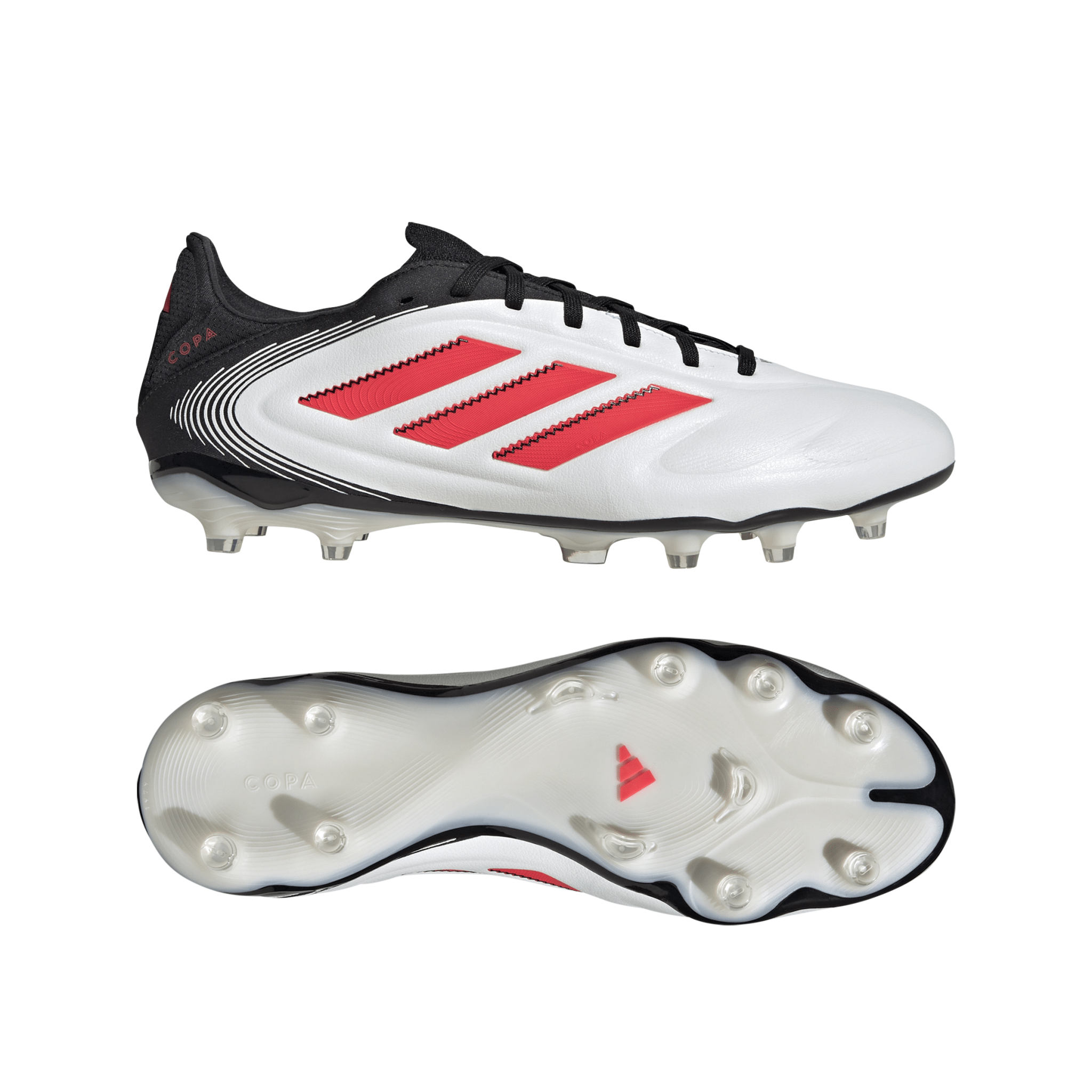 adidas Copa Pure 3 Pro Firm Ground Boots White/Red - Best Buy Soccer