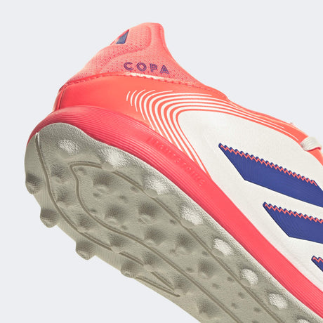 adidas Copa Pure III League TF Men's Soccer Cleats - White/Lucid Blue/Signal Coral - Best Buy Soccer
