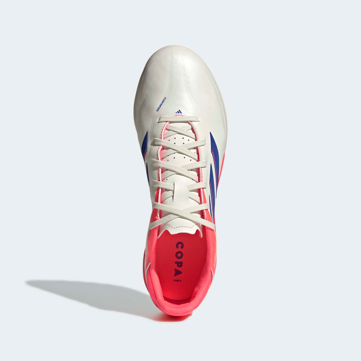adidas Copa Pure III League TF Men's Soccer Cleats - White/Lucid Blue/Signal Coral - Best Buy Soccer
