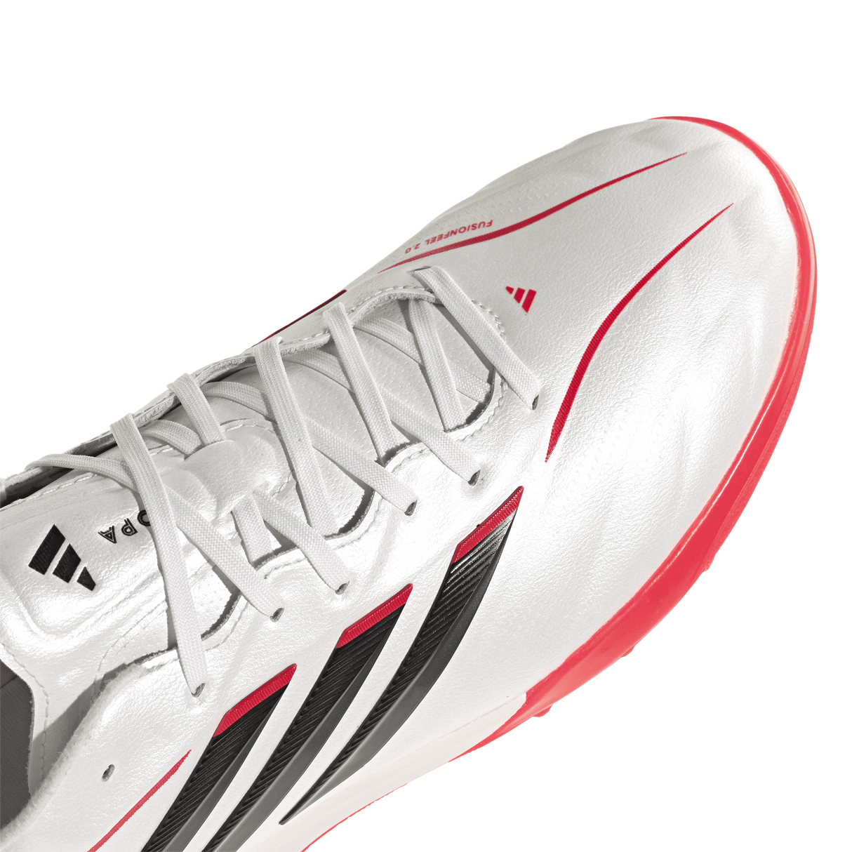 adidas Copa Pure IV Pro TF Turf Men´s Soccer Cleats - White/Black/Red - Best Buy Soccer