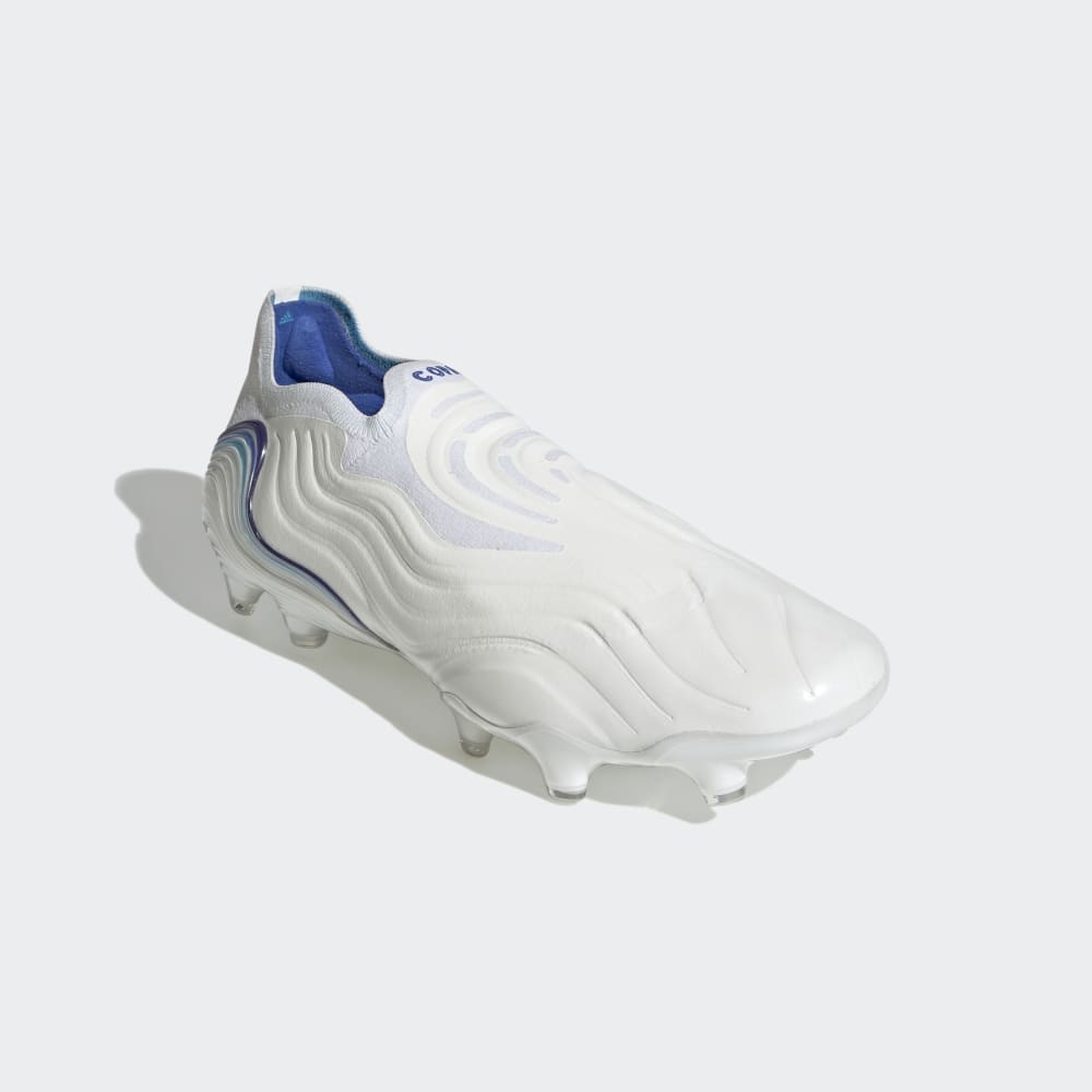 adidas Copa Sense+ FG Firm Ground Boots White/Blue - Best Buy Soccer
